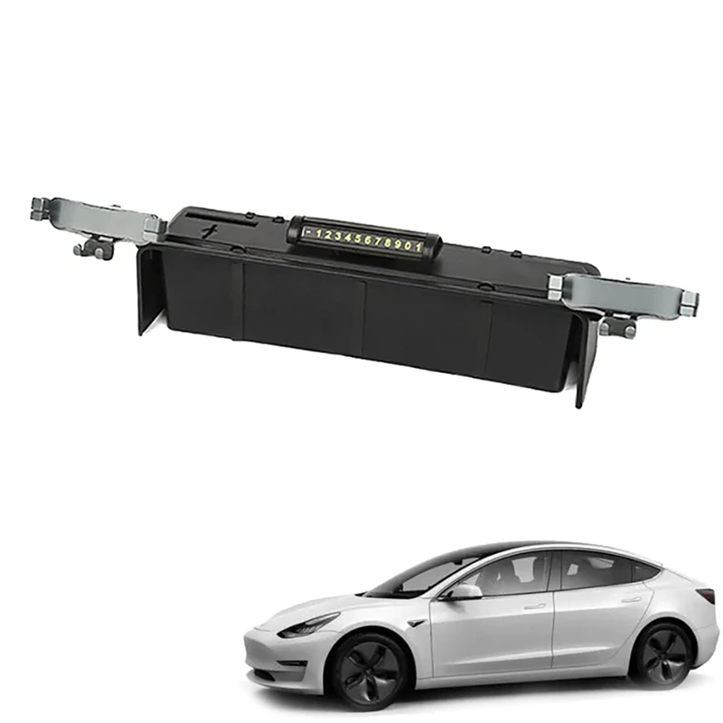 For Tesla Model 3/Y 2021 Central Control Screen Multi-Function Mobile Phone Holder With Storage Box