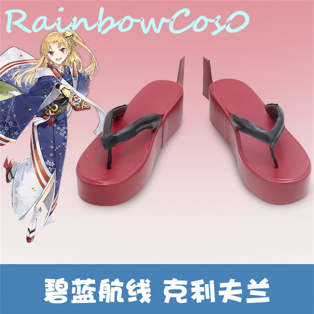 

Azur Lane USS Cleveland Cosplay Shoes Boots Game Anime Carnival Party Halloween Chritmas W2308