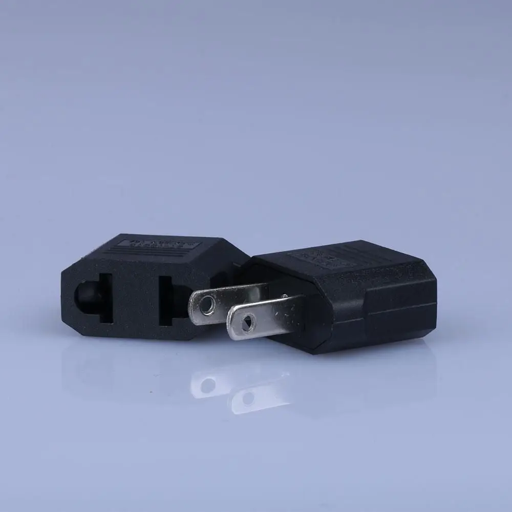 2 دبوس السفر الأوروبي الاتحاد الأوروبي إلى الولايات المتحدة قابس مهايئ جاك محول شاحن