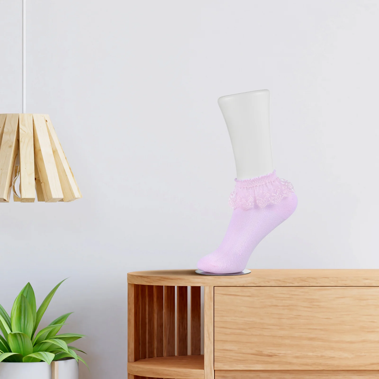 

Foot Mold For Socks Realistic Woman Mannequin Feet Thickened Vinyl Durable Shoe Form Sock Display Holder Foot Mannequin For