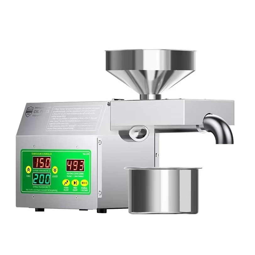 Commercial Oil Press Intelligent Soybean Peanut Oil Press Stainless Steel Oil Press