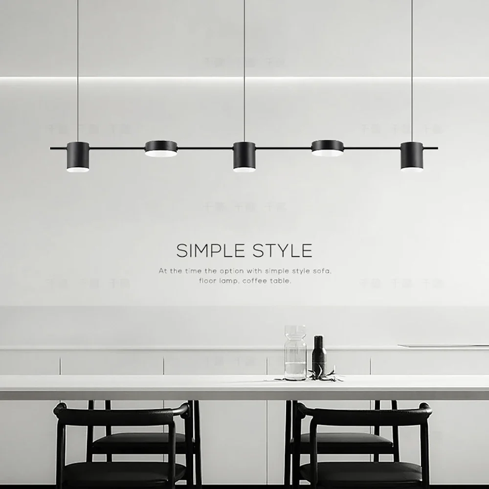 

Скандинавский современный подвесной светильник, светодиодные потолочные люстры, декор, минимализм, столовая, кухня, гостиная, освещение, черное золото, затемнение