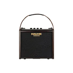 NUX AC-25 Portable Rechargeable Acoustic Guitar Amplifier Dual Channels Onboard Reverb Tuner Bluetooth Connectivity