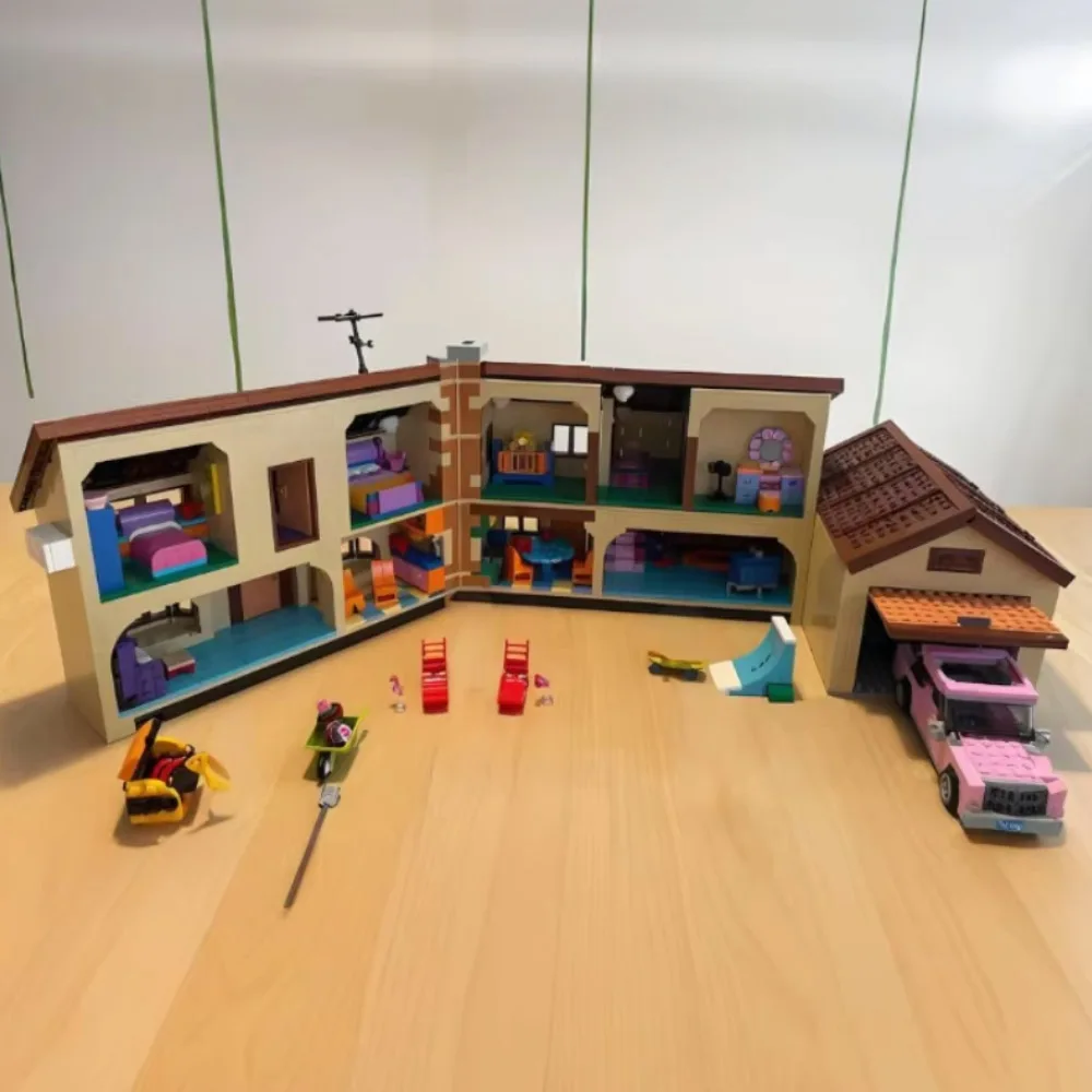 Kreative Street View Serie 2527 Stück Familie Big House 71006 Modell Bausteine Montagespielzeug Weihnachten Geburtstagsgeschenke