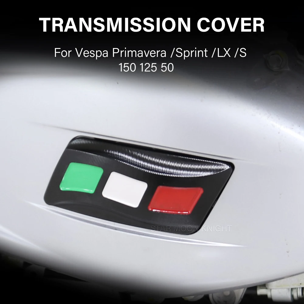 

Transmission Cover For Vespa Sprint Primavera S LX 150 125 50 Scooter CNC Aluminum Compound Box Guard Gearbox Drive cover