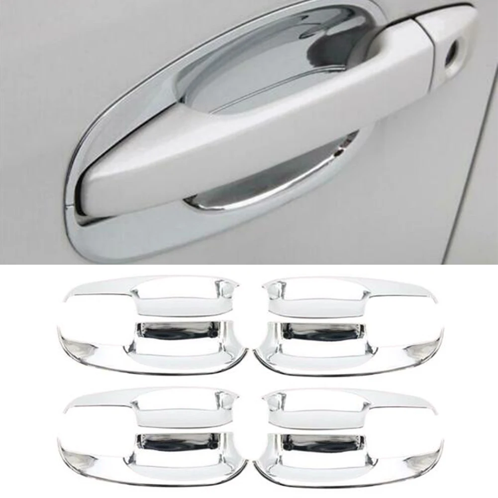 

8PCS Car Door handles Scratches Resistant Cover Auto Handle Protection For Subaru forester 2013 2014 2015 2016 2017 2018 Chrome