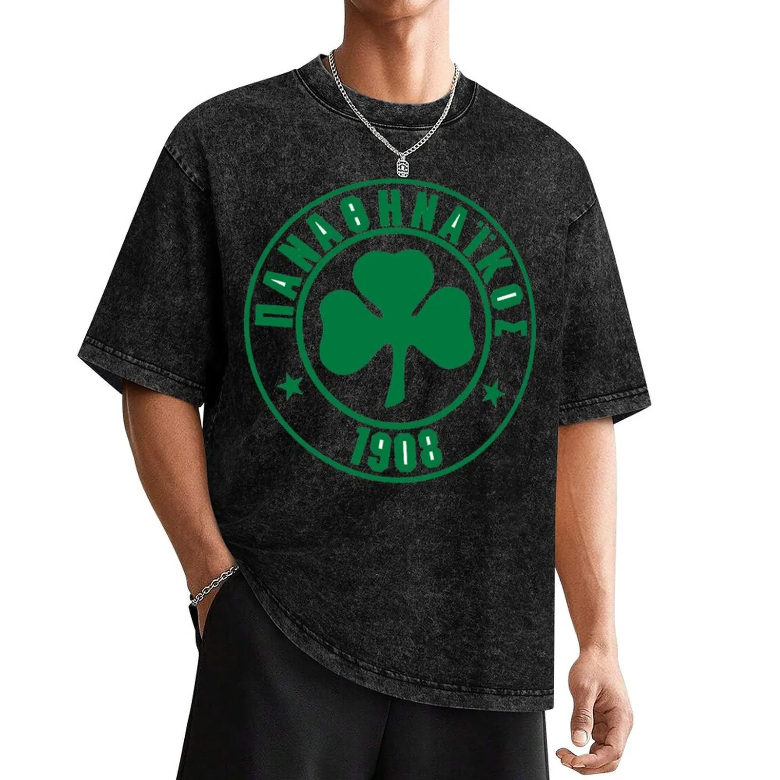 

Panathinaikos T-Shirt graphic shirts new edition t shirts men