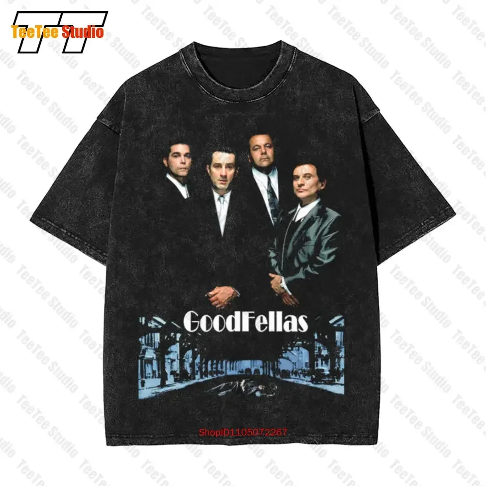 Good Fellas V1 Movie Poster Print Dtg Men Vintage Oversized T-Shirt XM5B
