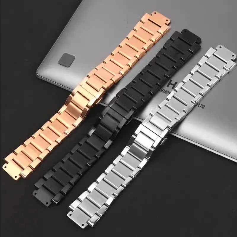 27mm*19mm Watch strap For Hublot Yubo Watch Strap Big Bang Classic Fusion Men Women Solid Stainless Steel Watchband Bracelet