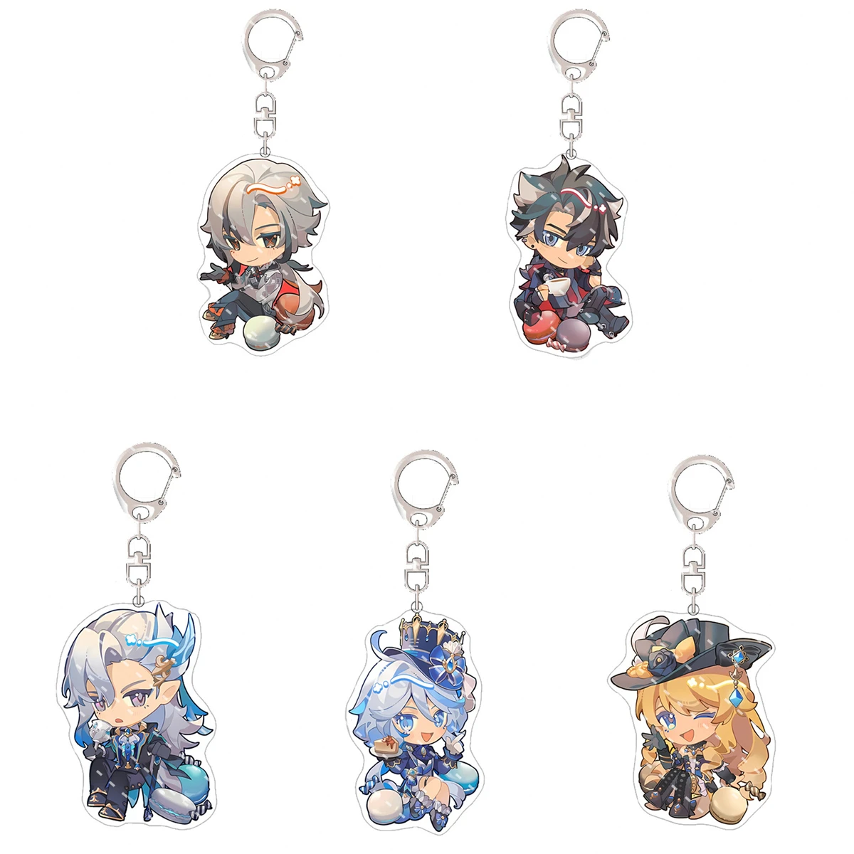 Anime Acrylic Keychain- Game peripherals Character Pendant, Suitable for Bags and Keys,cosplay gifts Perfect Gift for Fans