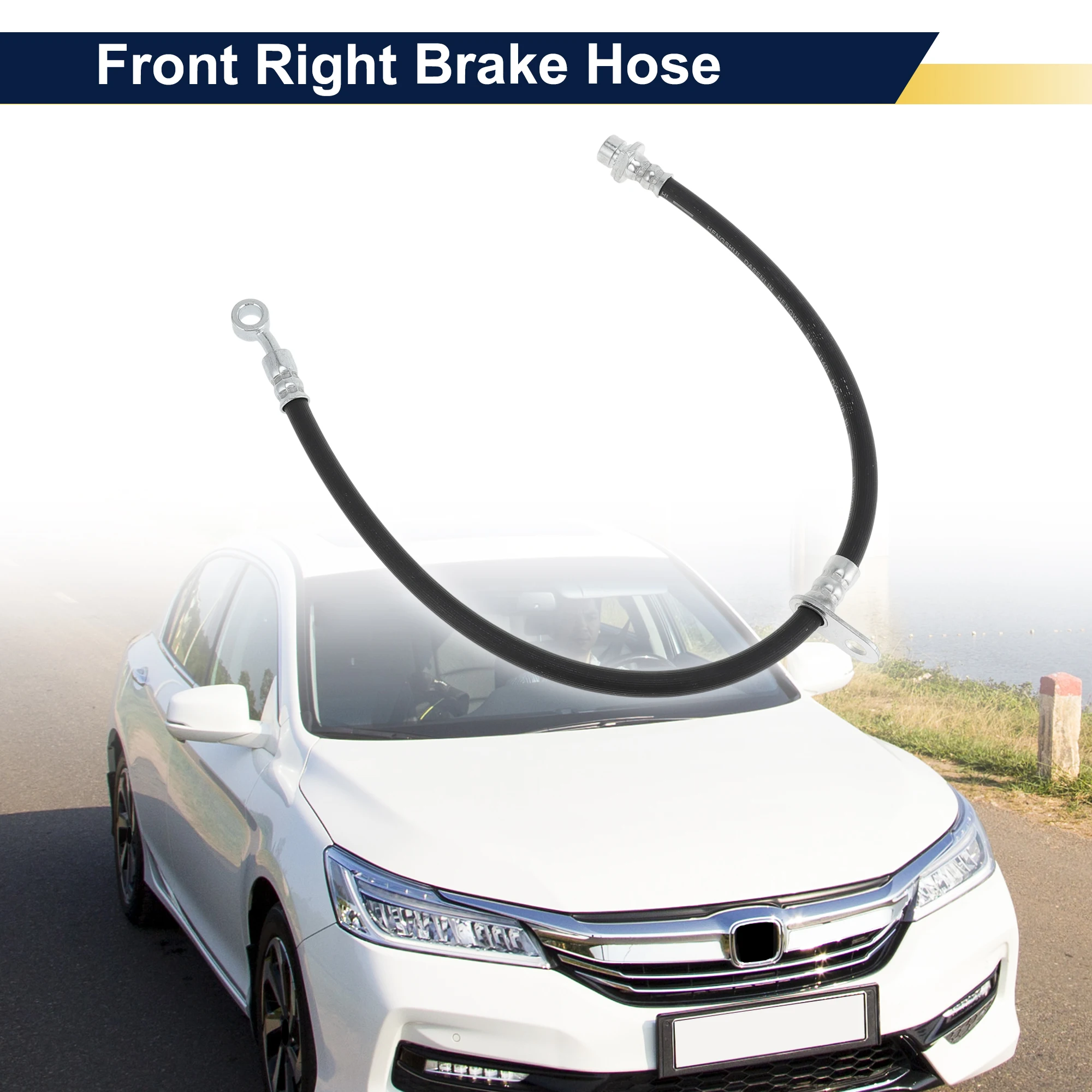 

UXCELL Front Right Brake Hose for Honda Brake Hydraulic Hose No.01464TVEH03