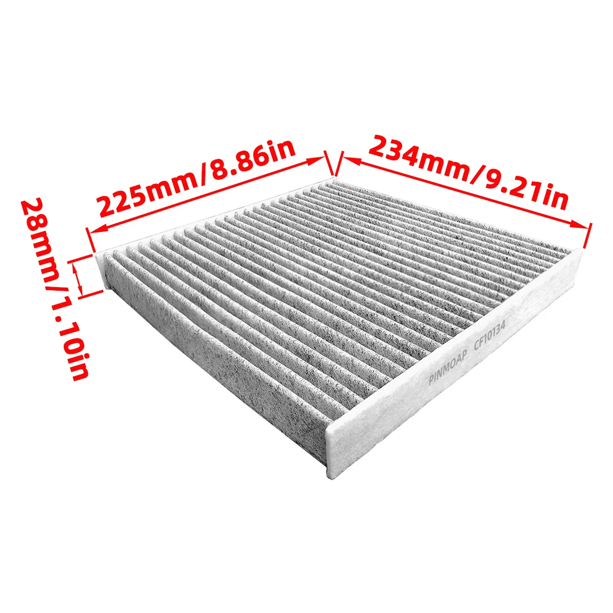 PINMOAP 880292-SDA-407 Kfz-Klimaanlagenfilter für Honda Accord Civic Crosstour Cr-V Odyssey Passport Pilot Ridgeline – Detail 4