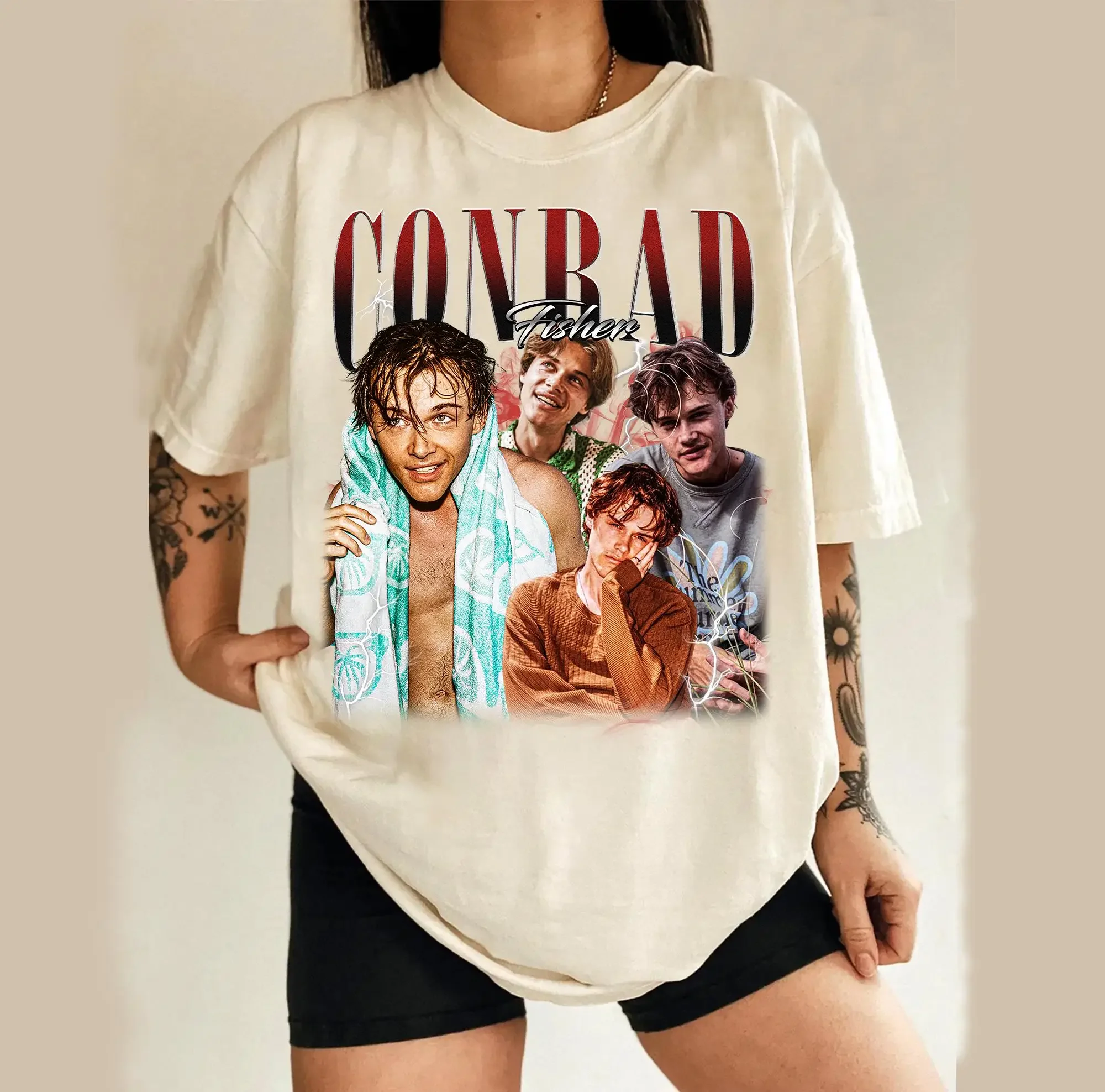 خمر 90s Bootleg نمط كونراد فيشر تي شيرت ريترو الراحة الألوان كونراد فيشر تي شيرت هدايا للرجل المرأة للجنسين تي شيرت #6
