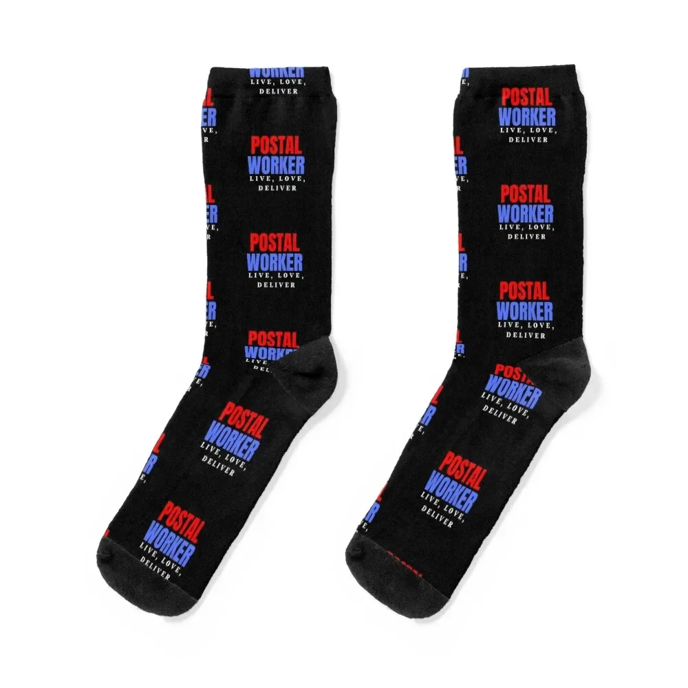 Postal Worker Socks New year's essential fashionable retro Designer Man Socks Women's