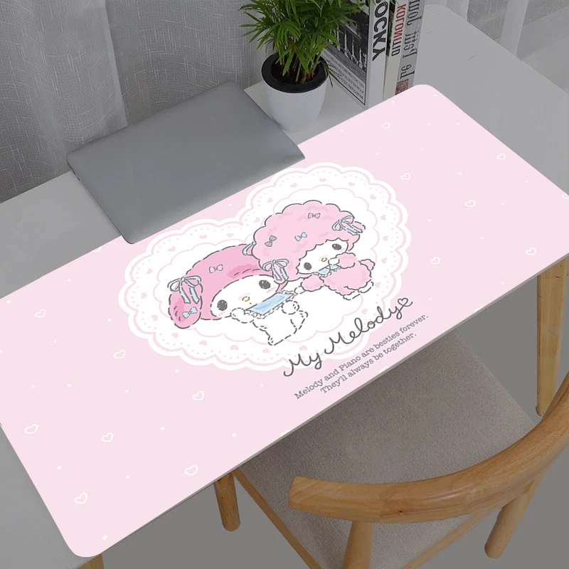 Mouse Pad Gaming Accessories Computer Keyboard Sanrio My Melody Gamer Designed Specifically For e-sports Games Mousepad