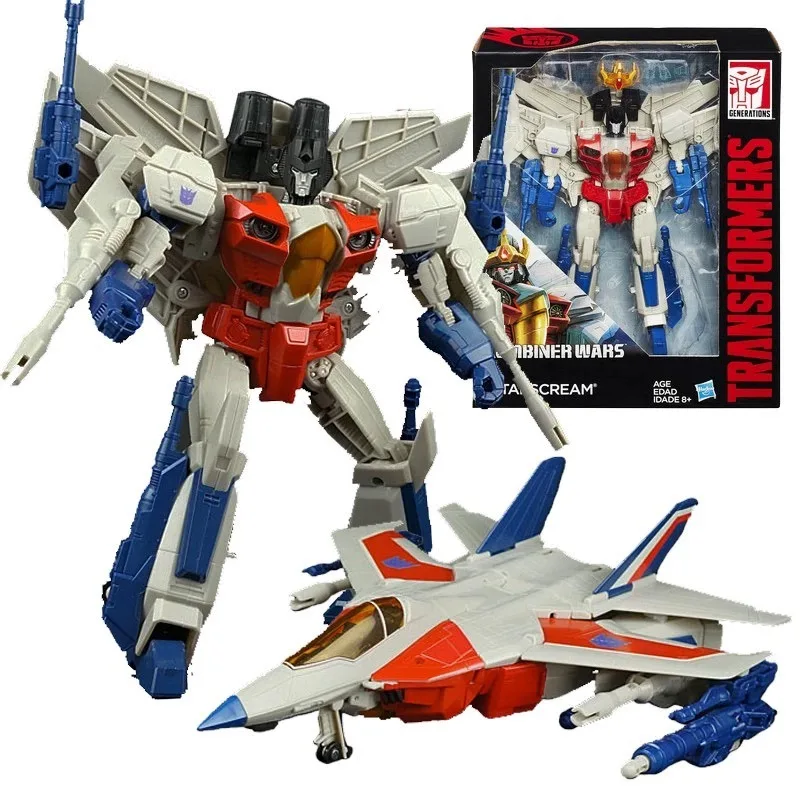 Takara Tomy Hasbro 트랜스포머 IDW LG07 Jetfire Skyfire Starscream Thundercracker 취미 선물 로봇 소장 장식 장난감