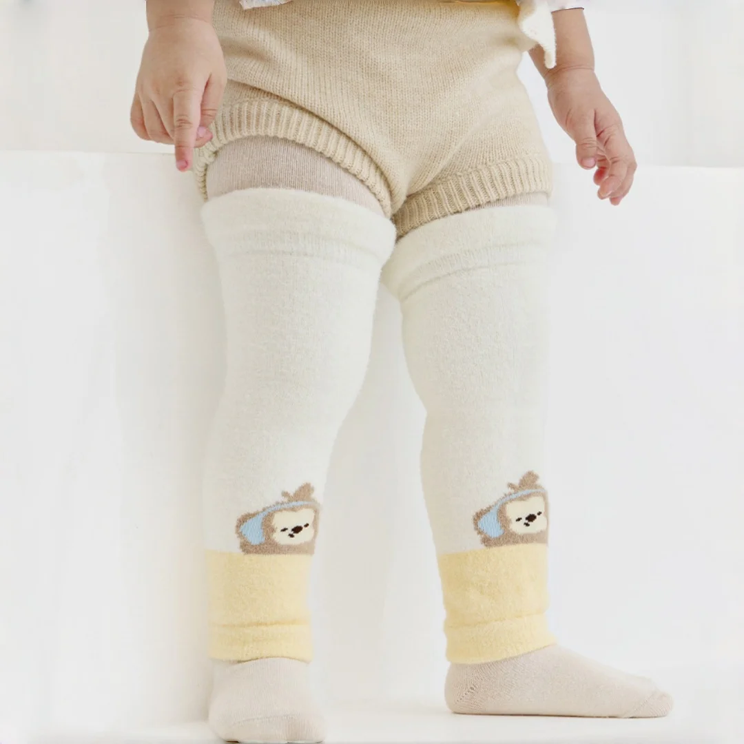 2 pares de joelheira de segurança perna mais quente meninas meninos acessórios bebê joelheira crianças rastejando cotovelo almofada crianças protetor