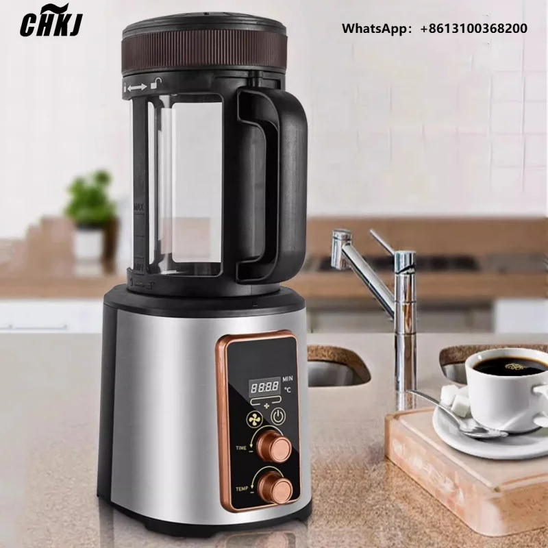 110V/220V Electric Coffee Bean Roaster Small Household Commercial Temperature Regulating Cooling Automatic Timing Hot Bean Roast