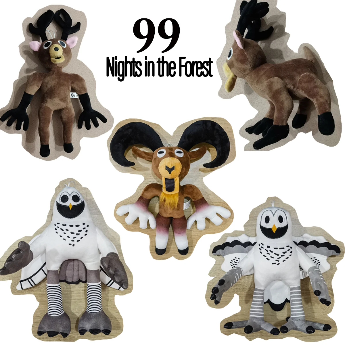 

New 99 Nights In The Forest Deer Plush Toys Movie Stuffed Animals Deer Toy Fans Birthday Gifts Toys for Kids Halloween Gifts