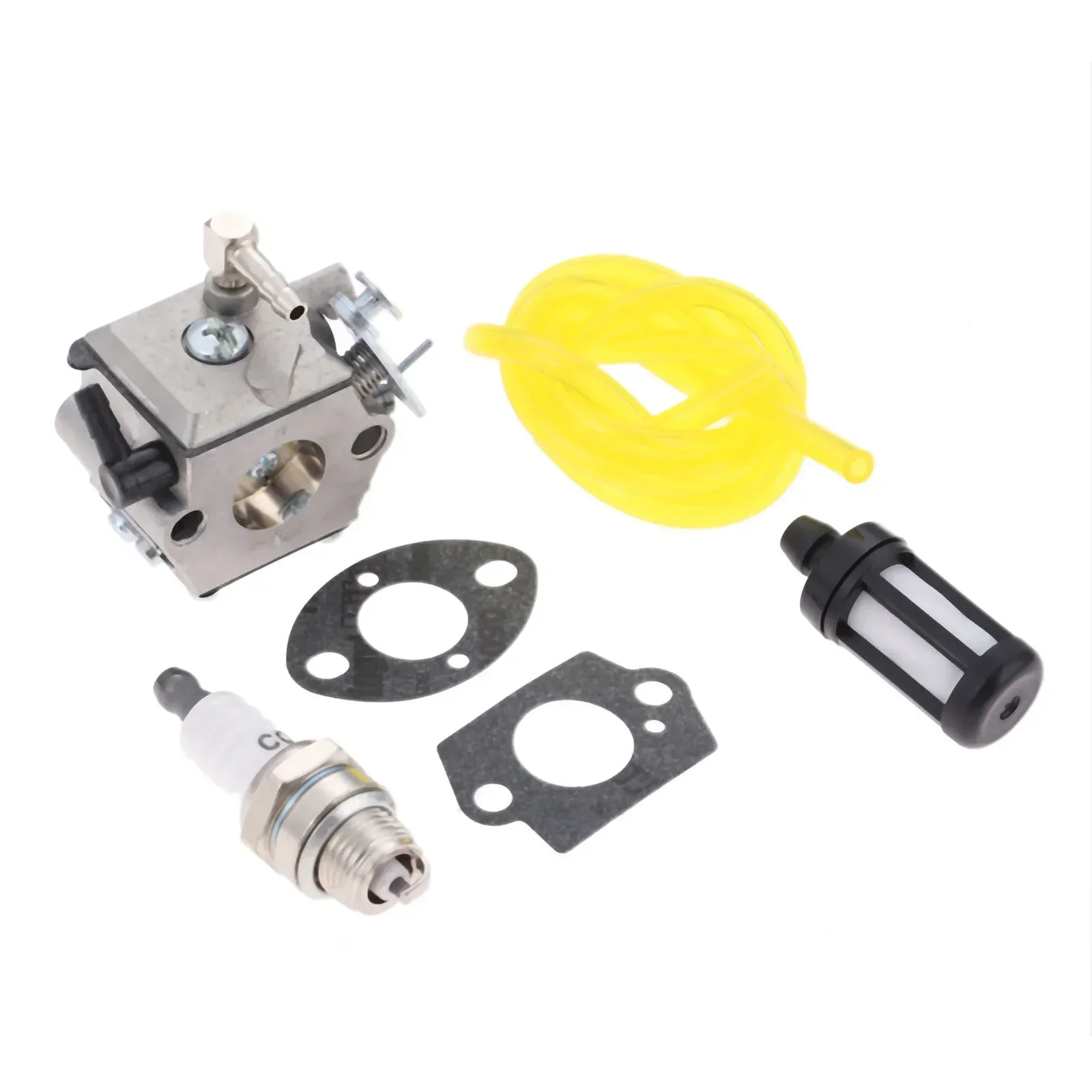 1 Set Carburetor with Fuel Filter Tune Up Kit for Tillotson HU-40D, Stihl 028 028AV 028WB 028Q 028W Super Chainsaw Walbro WT-16B