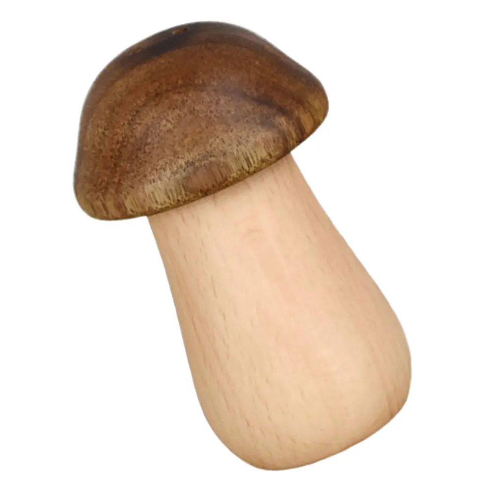 

Wooden Toothpick Holder Dispenser Mushroom Shaped Home Decor Kitchen Storage Organizer Box for Restaurant Bar Use