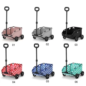 Klappe Reisewanderwagen, Hundewagen, 4 Räder zum Reisen, Rolling Cat -Wagen, Haustierwagen, ideal für kleine Tiere zu Fuß 8 Hauptverkaufskatze - №4