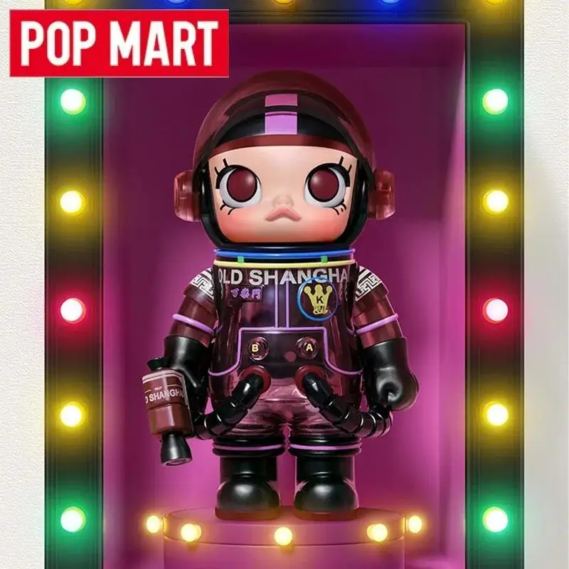 POP MART Mega Space Molly 100% serie 4 caja ciega Guess Bag caja misteriosa juguetes muñeca Linda figura de acción de Anime regalo adorno de escritorio
