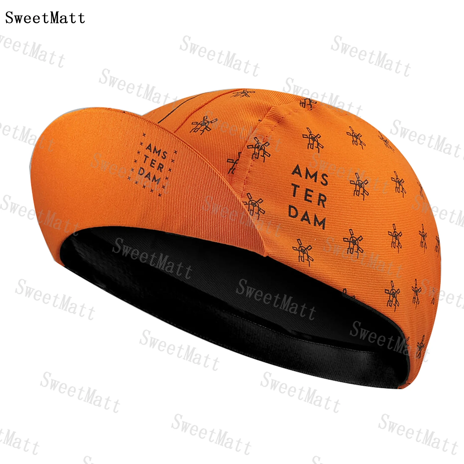 SweetMatt Cycling Caps Sweat-Absorbing Quick-Drying Spring And Summer Outdoor Sunscreen Breathable Bicycle CartoonPrinting Haps