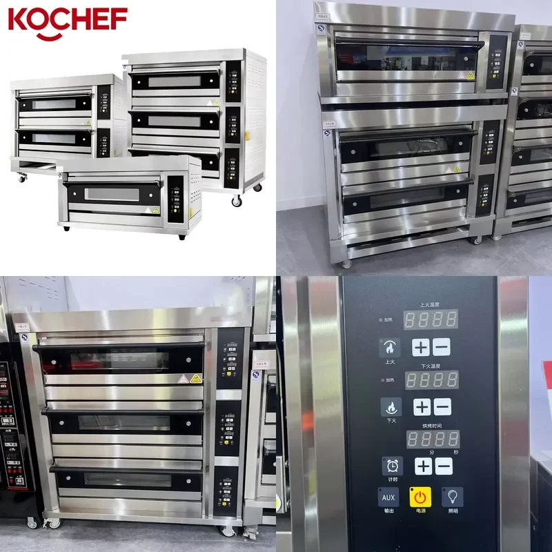 2026 High-Capacity Electric Commercial Baking Oven Soybean Processing PID Microcomputer Control 99-Min Alarm Timer Proof