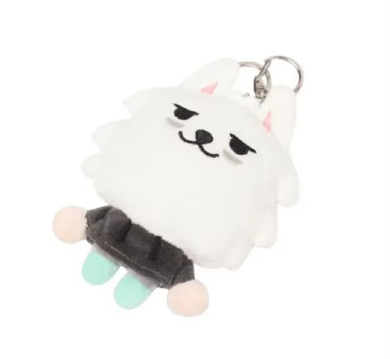 Dolls Kpop Cute Soobin Beomgyu PPULBATU Same Plush Keyrings Tutu Bar Two-Bar Doll Keychain Rings Plush Bag Pendant