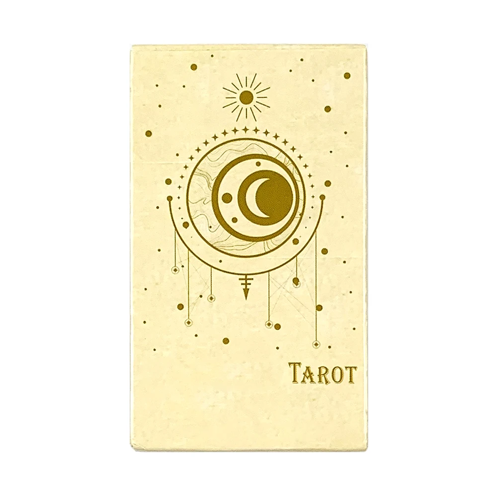 Baraja de cartas de Tarot, 78 Uds., para principiantes fáciles, destino, adivinación, fiesta, juego de mesa