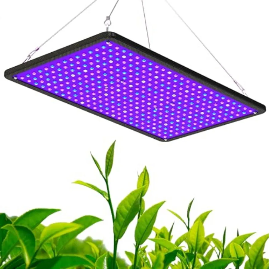 1000W LED Grow Light Full Spectrum Plant Light UV-IR Included Hanging Grow Lights for Indoor Plants Seedling Hydroponic Plants