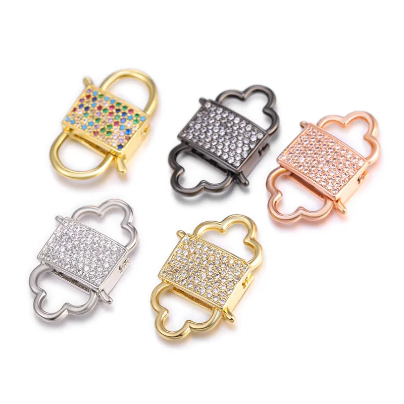 

40*18mm Fasteners Clasps Hooks for Bracelets Gold Plated Jewelry Findings Accessories Handmade Connectors for Jewelry Making