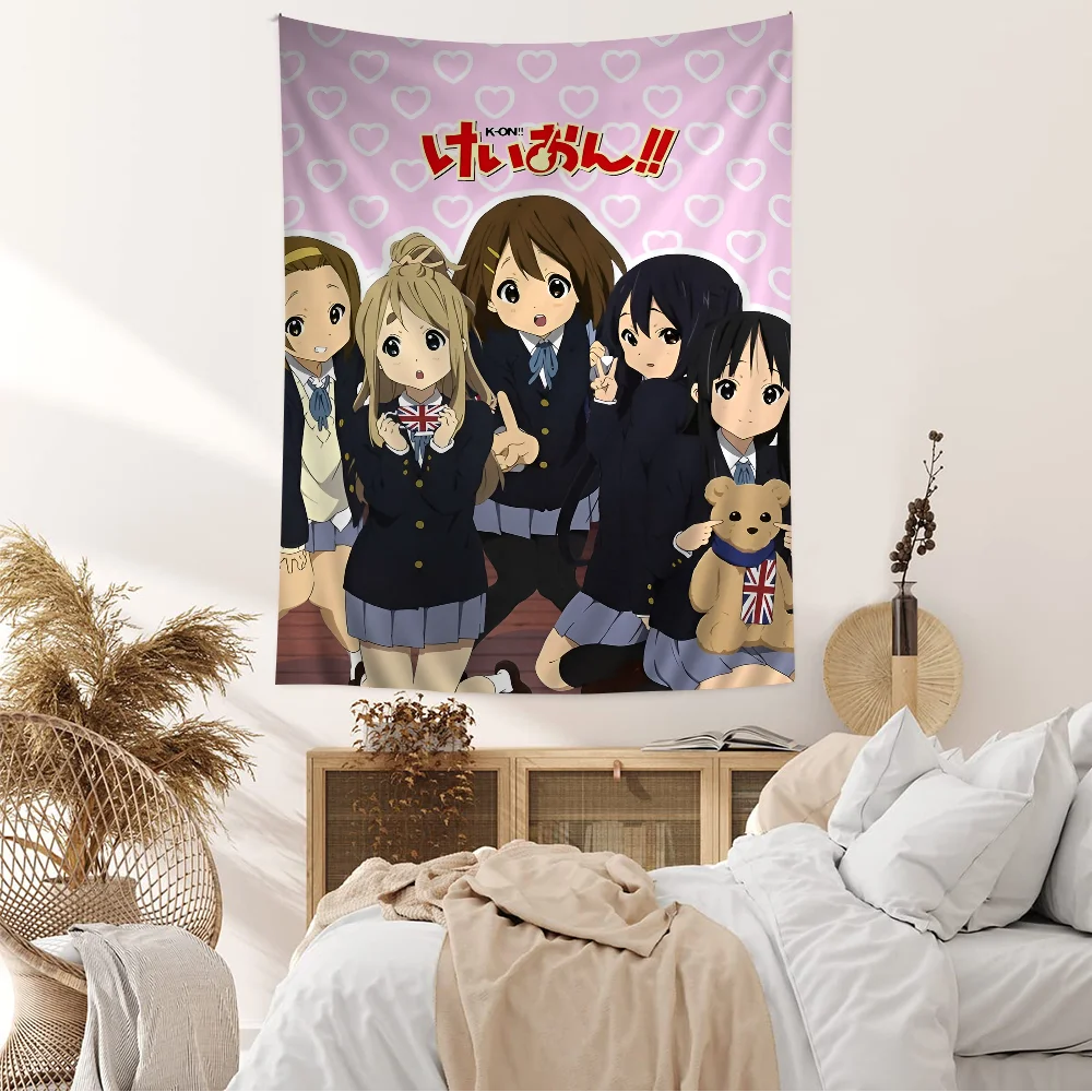 Anime K-ON KON Cartoon Tapestry Wall Hanging Decoration Household Home Decor