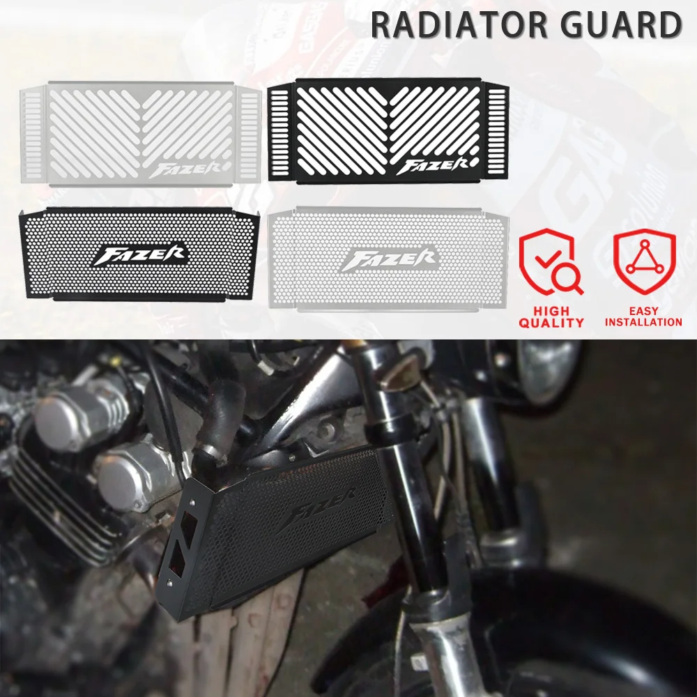 

FZS 600 S Motorcycle Accessory Radiator Grille Guard Cover Protection Mesh FOR YAMAHA FZS600 Fazer S 1998-2001-2002-2003-2004
