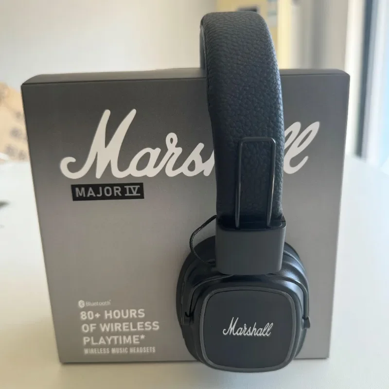 New Marshall MAJOR IV Wireless Bluetooth Headphones Heavy Bass Foldable Earphones for Music Gaming with Microphone Headset