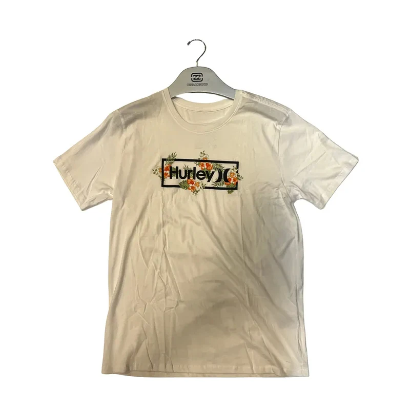 Minimal Marble Texture Front Logo Vintage Surf Graphic Tee Cotton Mens Womens T-Shirt Outdoor Casual Top