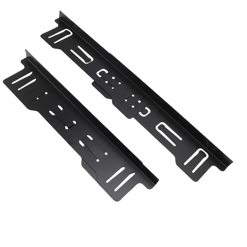 2 Pairs Stainless Steel Stove Gap Cover Black Silver Adjustable Length Stove Gap Filler Heat-Resistant Retractable