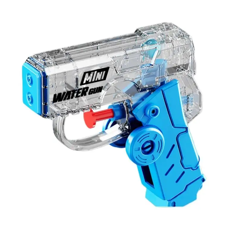 Mini Spinning Water Gun Toy for Kids Summer Outdoor Shooting Game Creative Folding Design for Pool Beach Fun