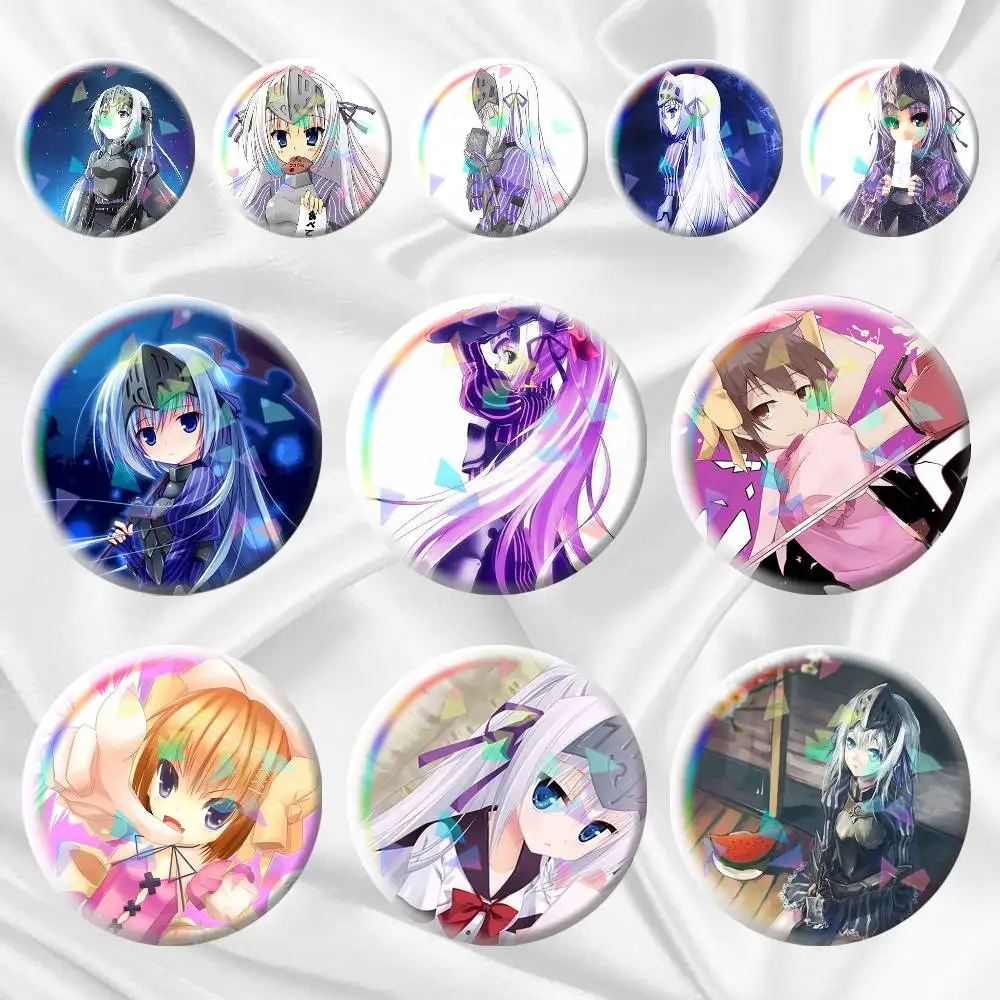 Eucliwood Hellscythe Is This a Zombie Anime  75mm 58mm 44mm 25mm Brooch Backpack Hat Pins Accessories Toys Badge