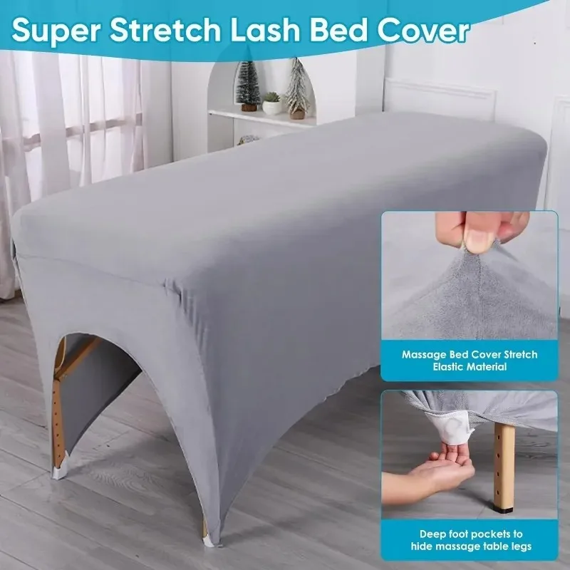 Lash Bed Topper and Bed Cover, Ergonomic Curvy Massage Table Cushion, Eyelash Mattress Bed for Beauty Salon Customized
