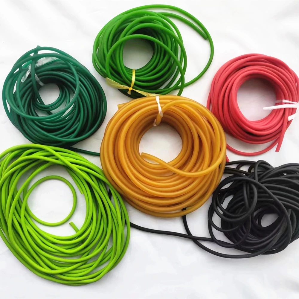 10M Nature Latex Slingshot Rubber Hoses High Resilient Elastic Rubber Band Slingshot Catapult Hunting Shooting Fish Materials