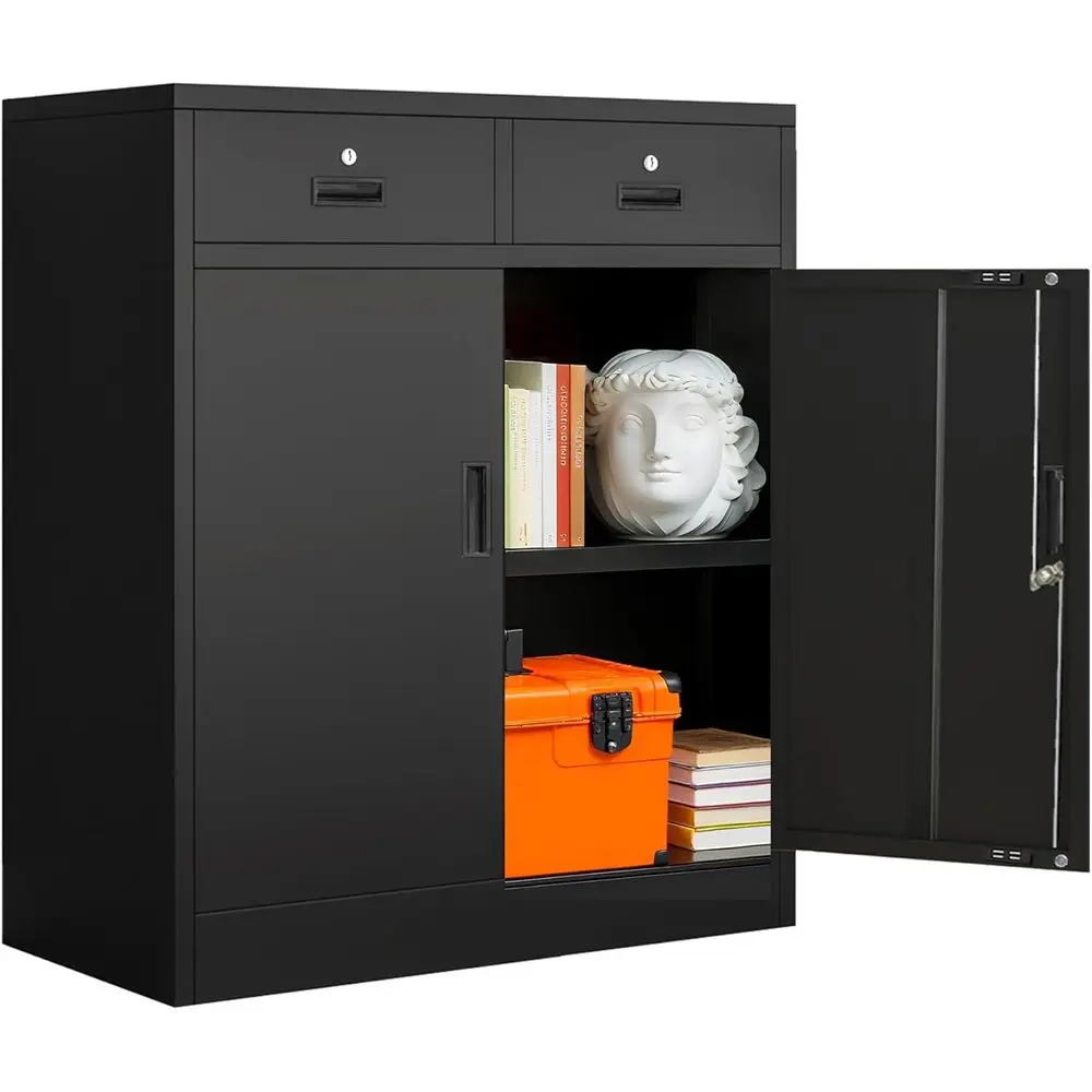 2-Drawer & Shelves …