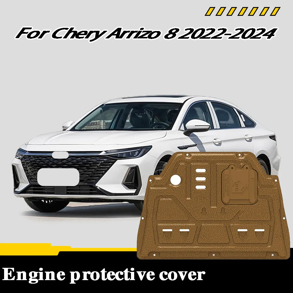 

Front Under Engine Cover For Chery Arrizo 8 2022-2024 1.6L Guard Plate Skid Plate Car Engine Protection Panel Mudguard