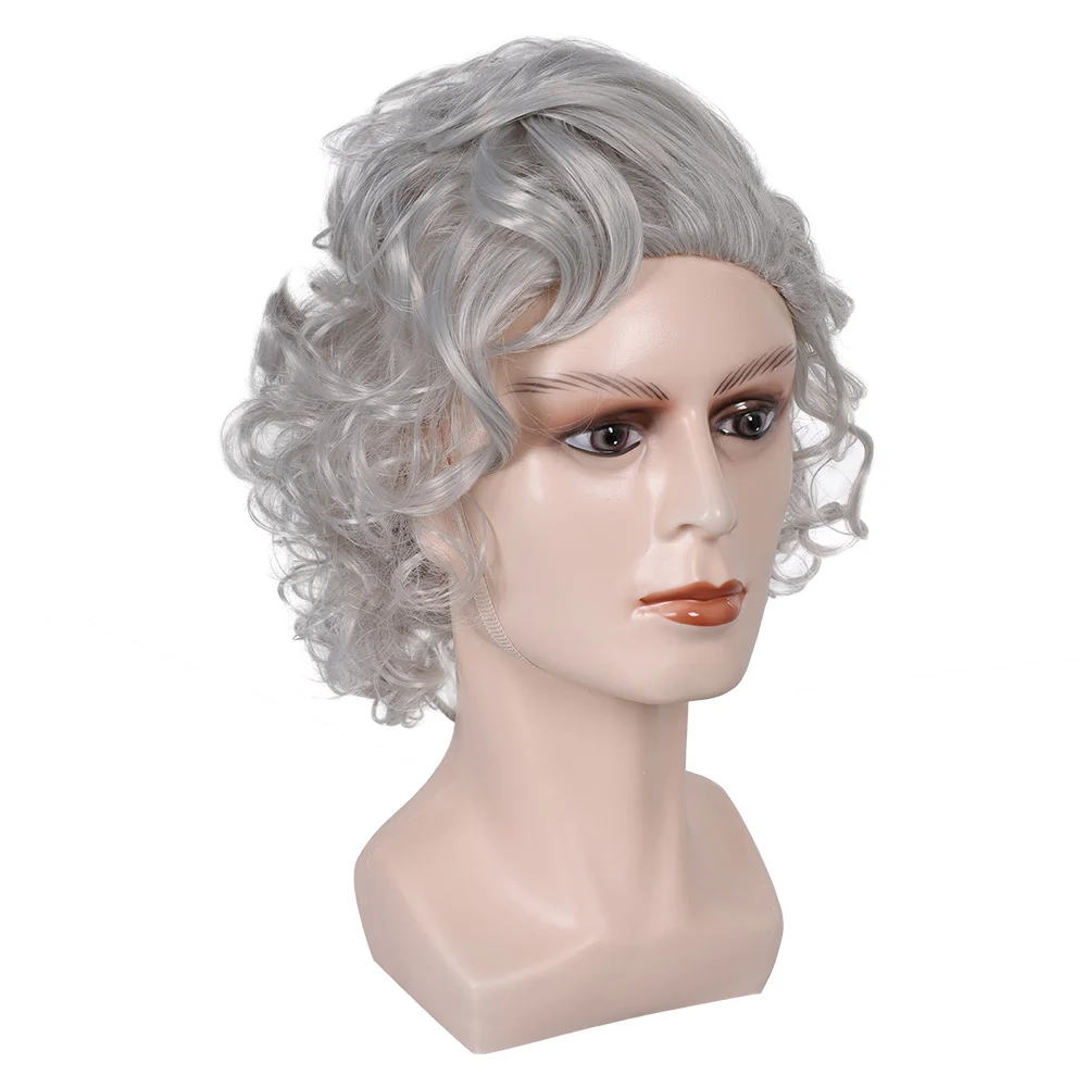 Astarion Cosplay Wig Baldurs Cos Gate 3 Heat Resistant Synthetic Hair BG3 Astarion Role Play Wigs Carnival Halloween Party Props