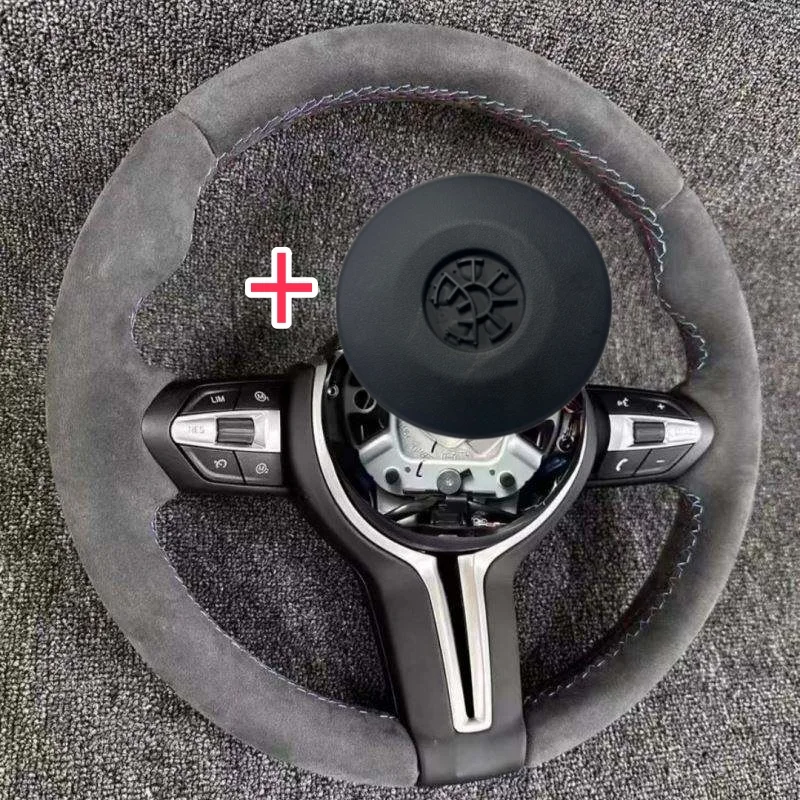 Hot Selling Suede M Sport Steering Wheel Suitable For BMW F10 F15 F20 F22 F21 F30 F31 F47 E80 E70 E90 E91 E92 M5 M3 X4 X3 X2 X1