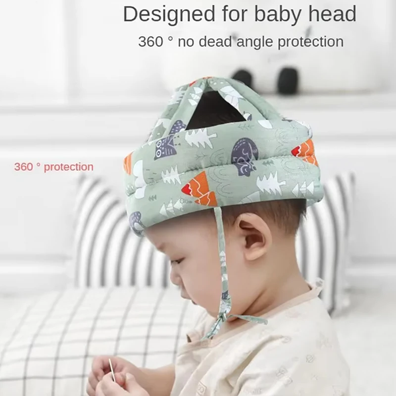 Anti Collision Head Learning To Walk Baby Walking Hat New Baby Headrest Anti Fall Device Head Breathable Safety Protection Pad