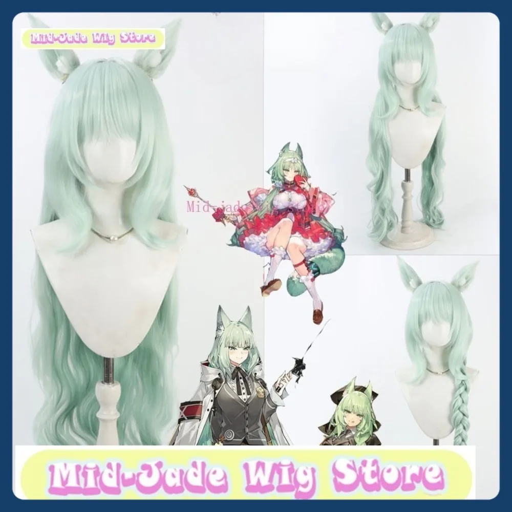 

Mid-jade Wig Store Arknights Harmonie Cosplay Wig Halloween Cosplay Restores Anime Character Costumes and Props