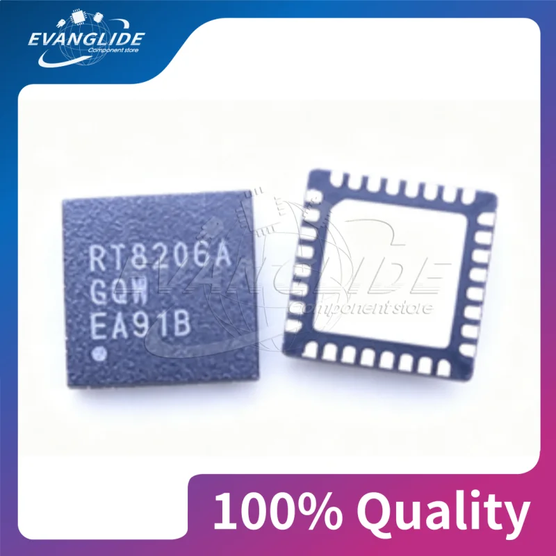 2 PCS/LOT RT8206A RT8206AGQW RT8206A GQW QFN  CHIP