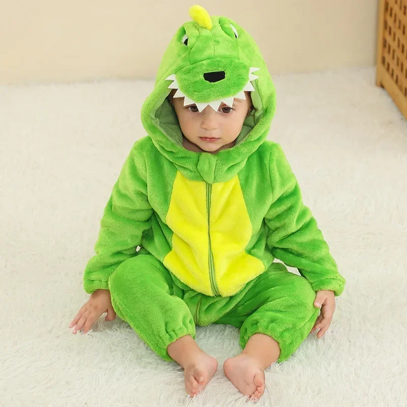 New Kigurumi Pajamas for Toddler Baby Clothes Children Outfits Infant Dinosaur Cosplay Costumes Birthday Holloween Fancy Dress